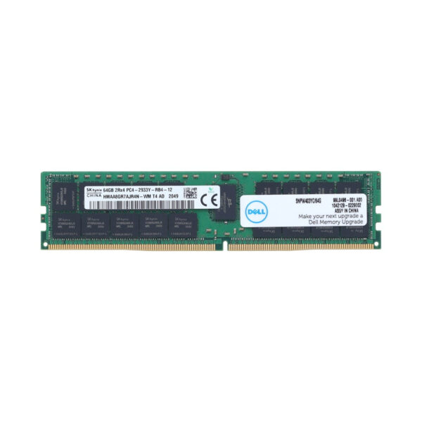 Dell 64GB DDR4 2933MHz RDIMM Server RAM